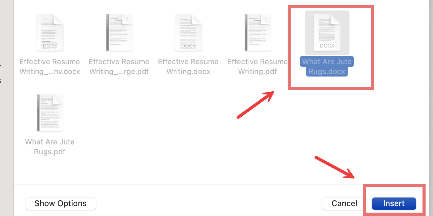 Sisipkan Dokumen di Word
