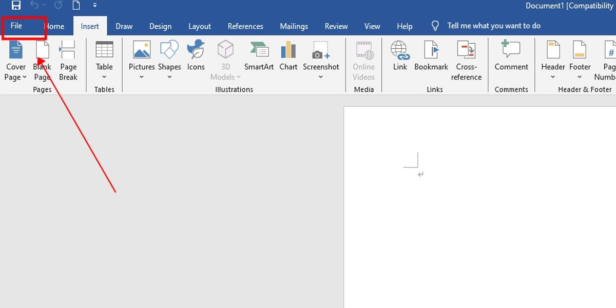 Buka File PDF di Word