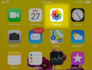 Buka Aplikasi Photos di iOS