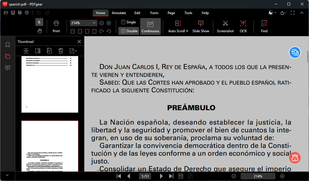 Baca PDF dalam Mode Gelap