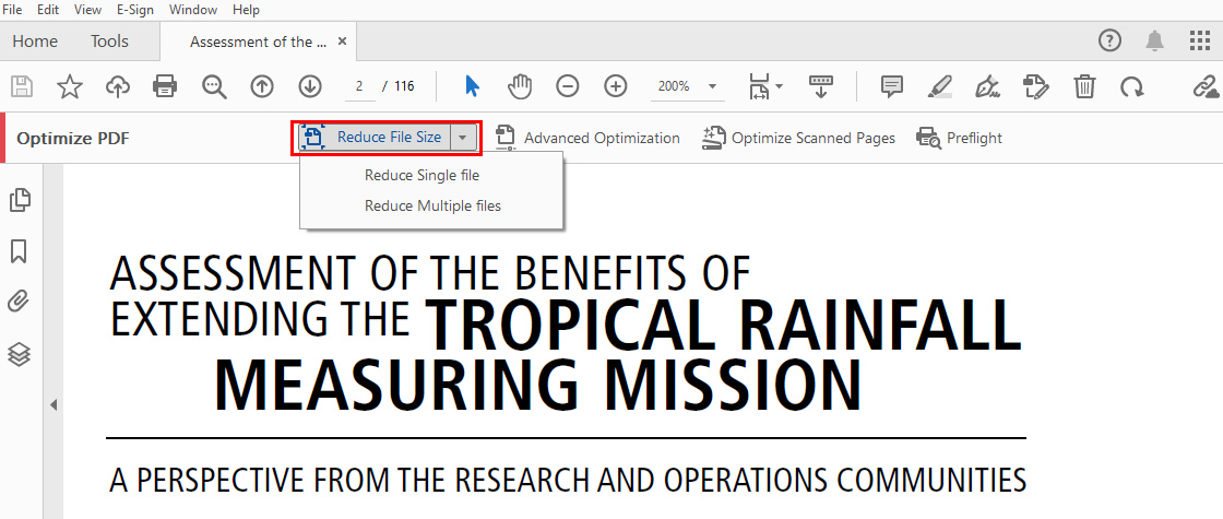 Kompres PDF dengan Adobe Acrobat Pro