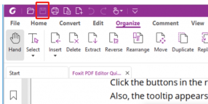 Simpan Dokumen PDF Dengan Foxit