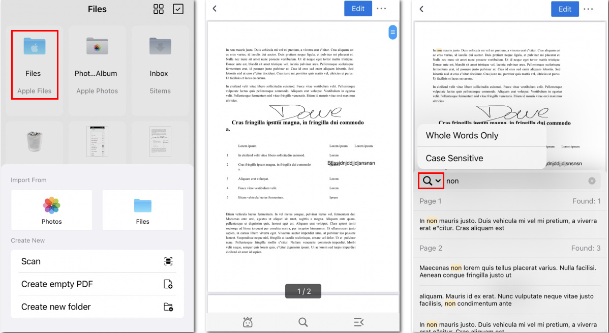 Cara Mencari Kata atau Frasa di iPhone