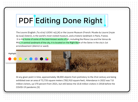 PDF Eidtor and Reader Feature 1