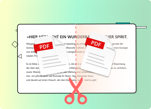 pdf in mehrere seiten aufteilen