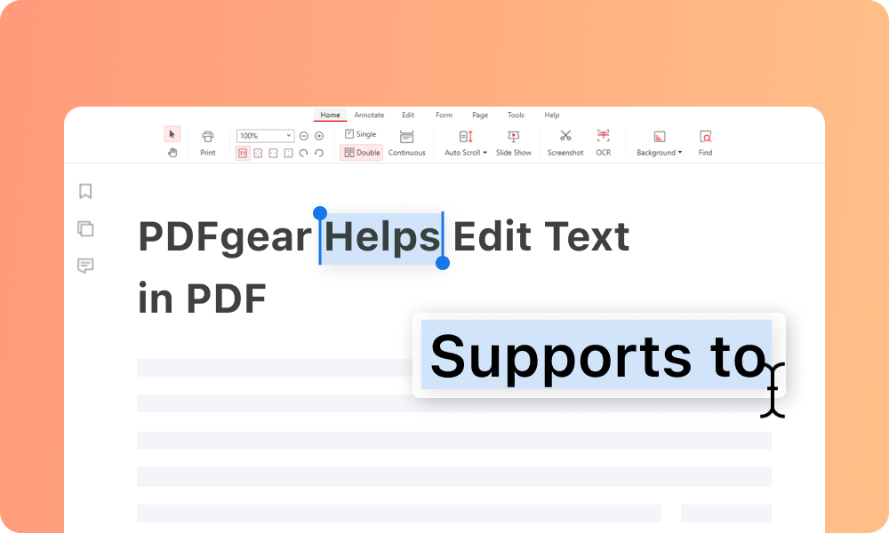 PDF-Text hinzufügen oder löschen