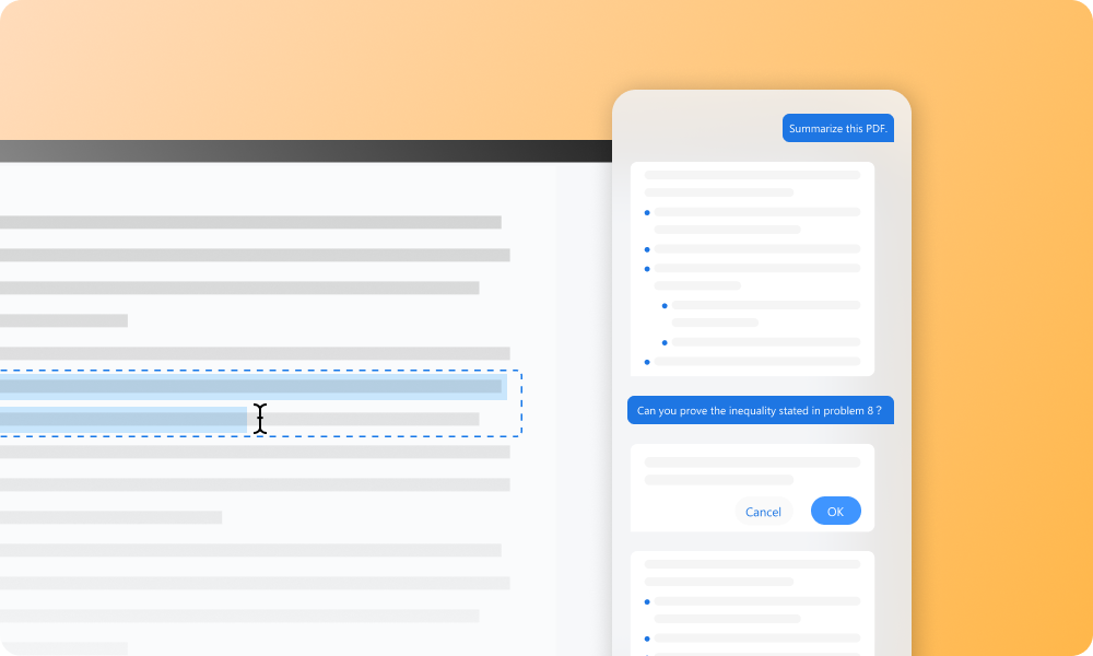 Read PDFs with AI