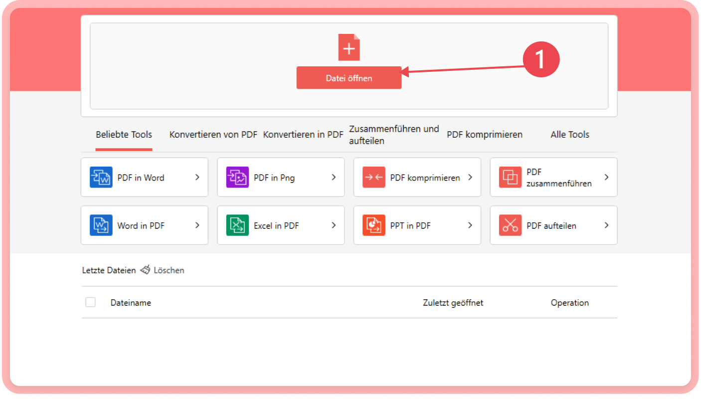 pdf drucker deutsch installieren