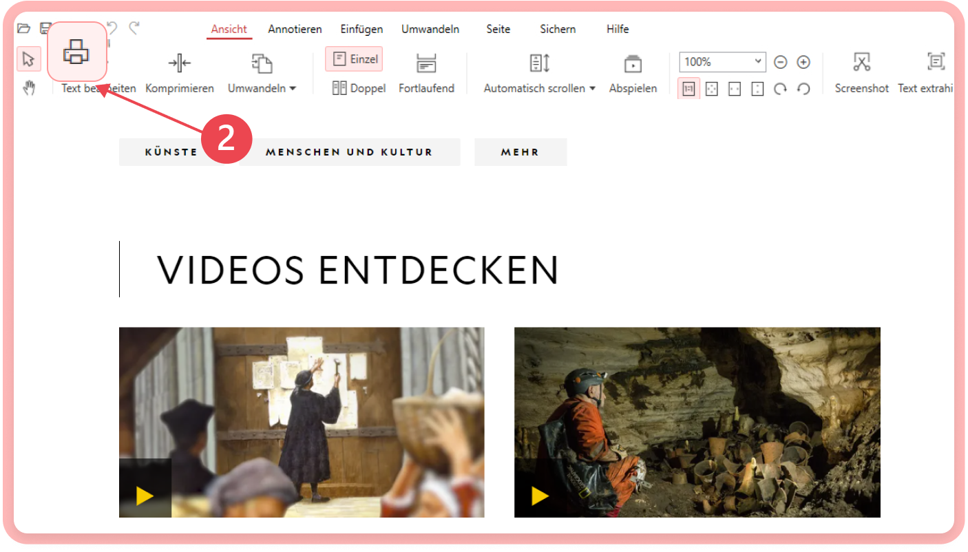 pdf öffnen und drucken