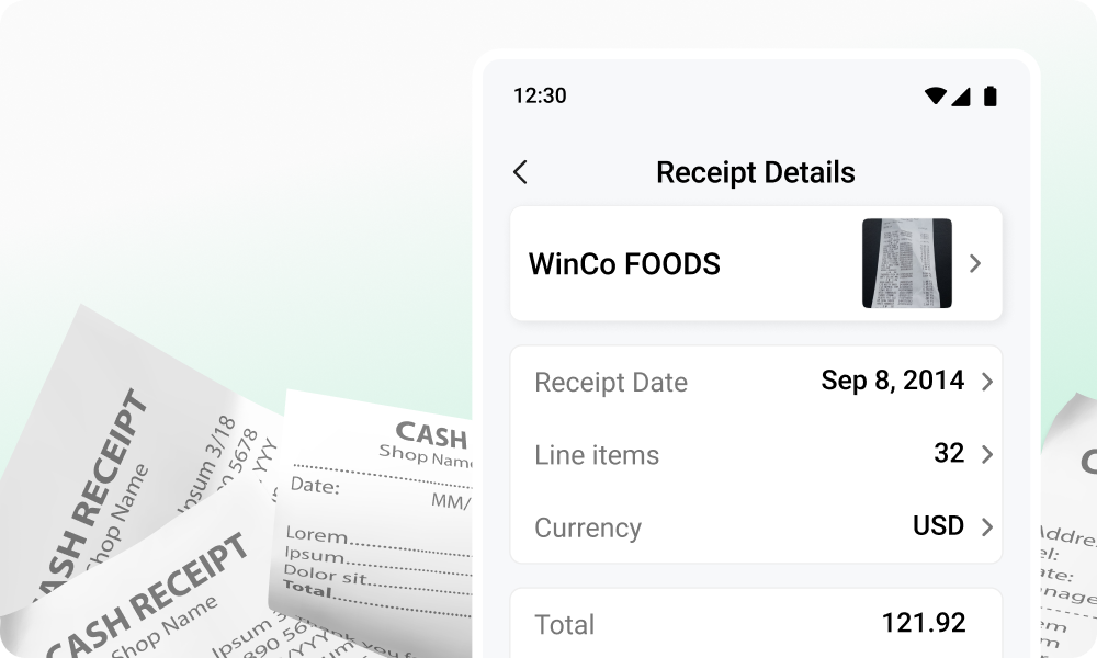 Auto-Sort Receipts to Reports
