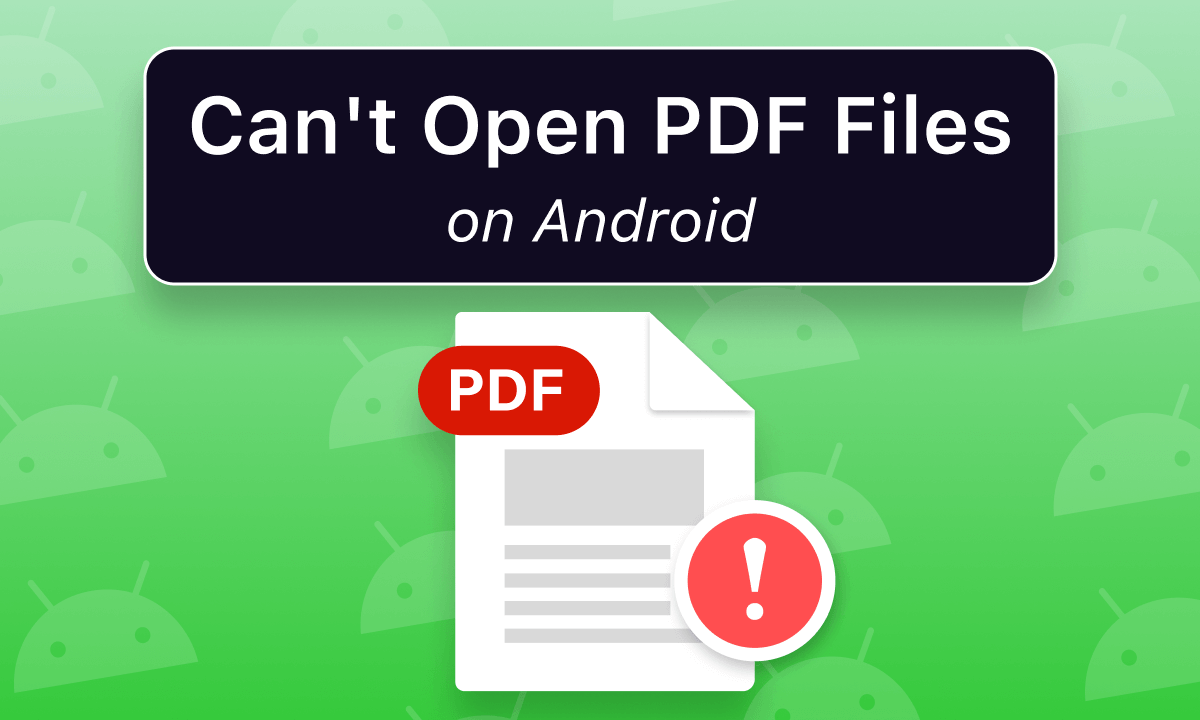 Can't Open PDF on Android