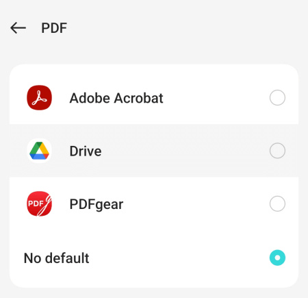 Change the Default PDF Viewer on Android