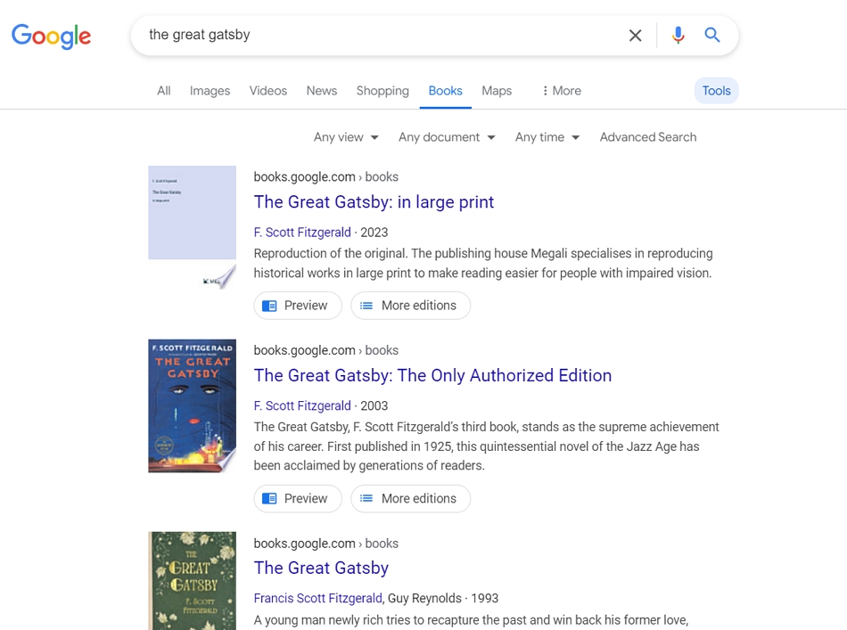 Google Books Overview