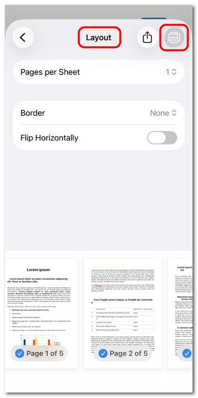 Adjust the Page Layout to Print