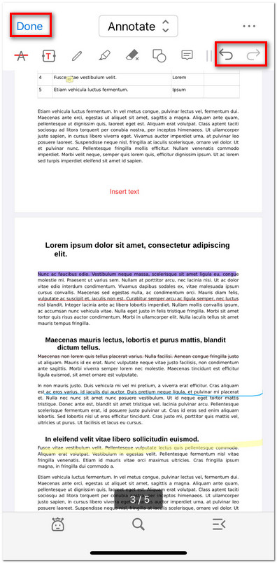 Exit the Annotate PDF Mode