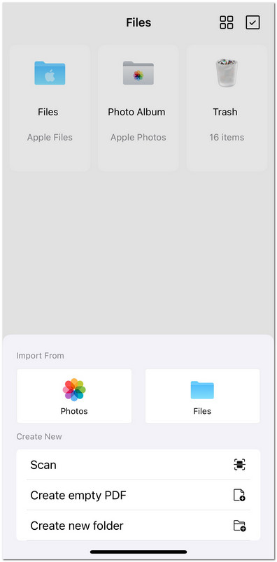 Import File to PDFgear for iOS