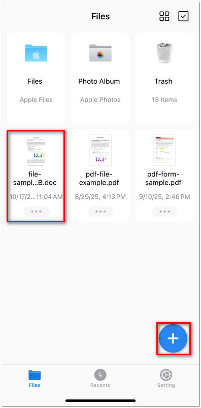 Open a Word Document in PDFgear