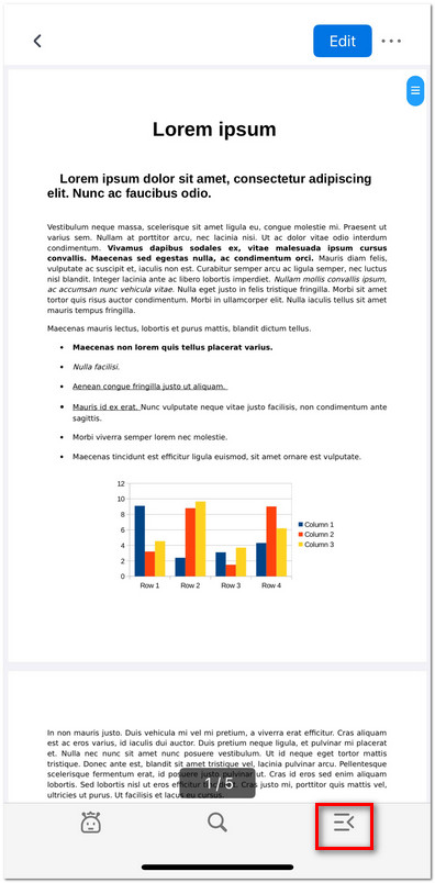 Open the Bookmarks and Annotations Panel 
