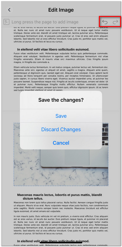 Save the Edited Image