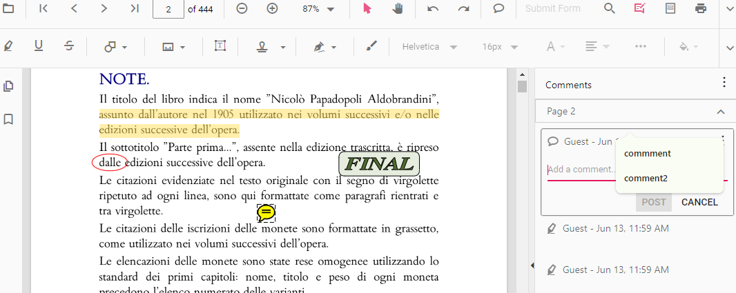 Annota PDF in PDFgear