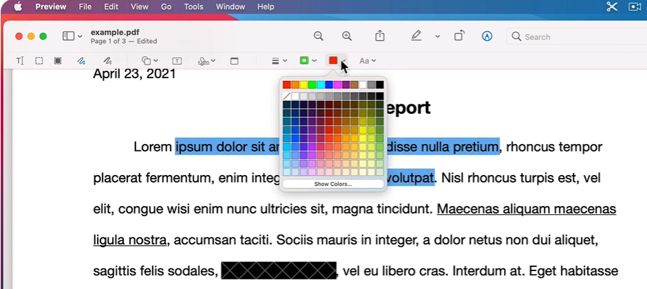 Annota PDF in Anteprima