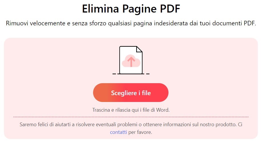 Apri il Rimuovi Pagine PDF Online