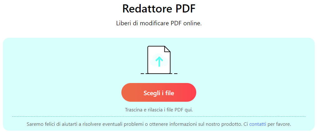 Apri un PDF nell'Editor Online