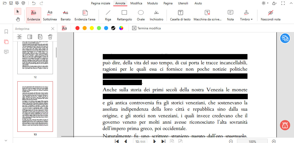 Redigere PDF con PDFgear