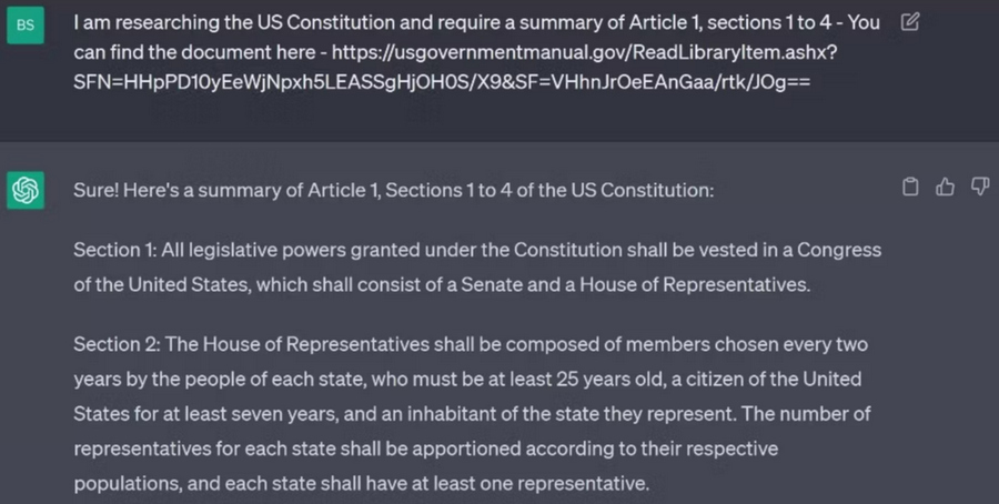 ChatGPT Legge un PDF da URL