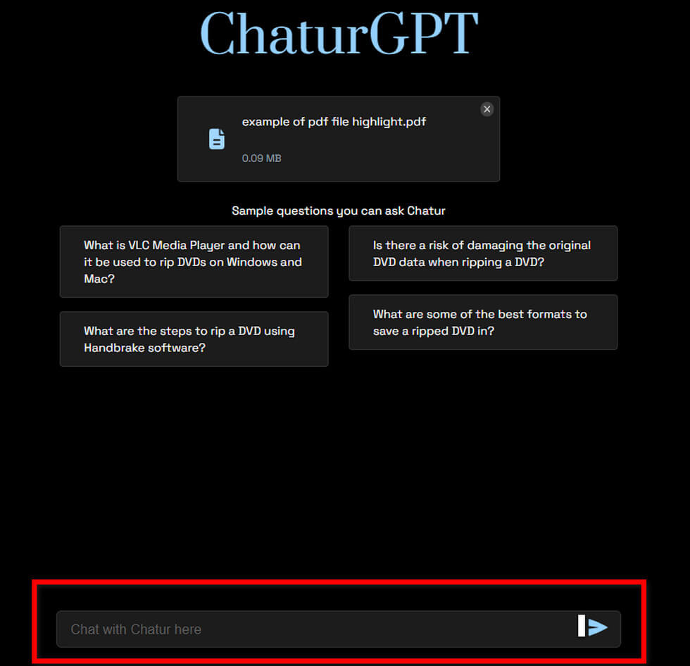 Ottieni Risposte da ChaturGPT