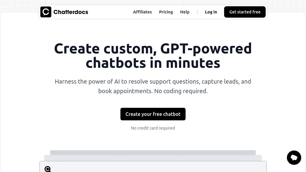 Strumento di Lettura AI di Chatterdocs