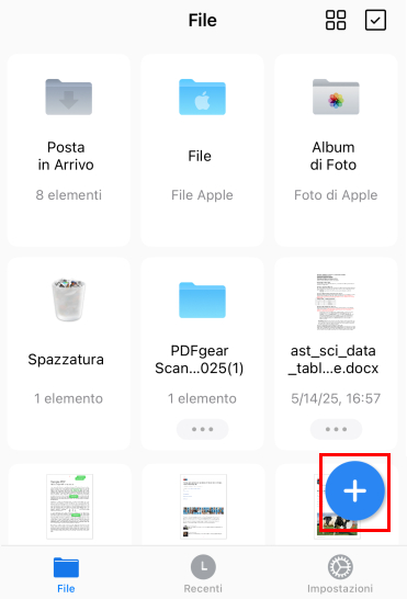 Importa PDF