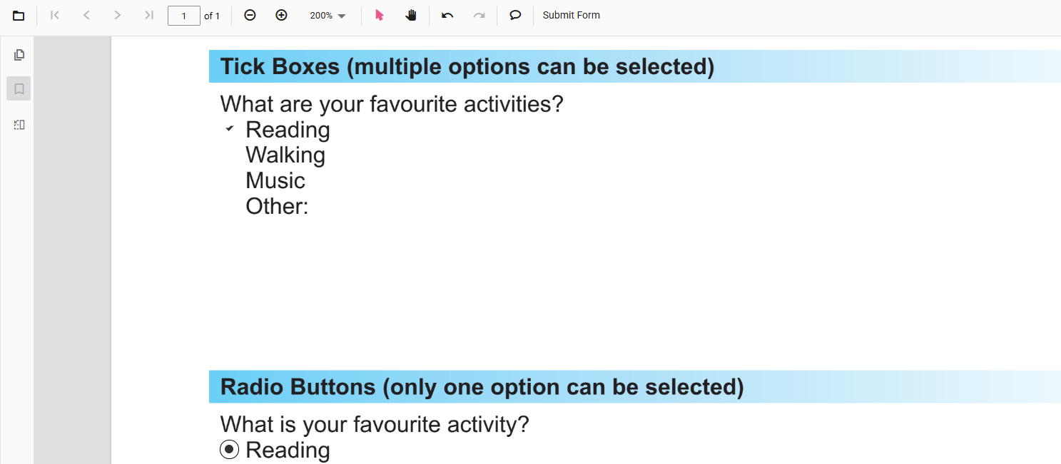 Clicca per selezionare la casella