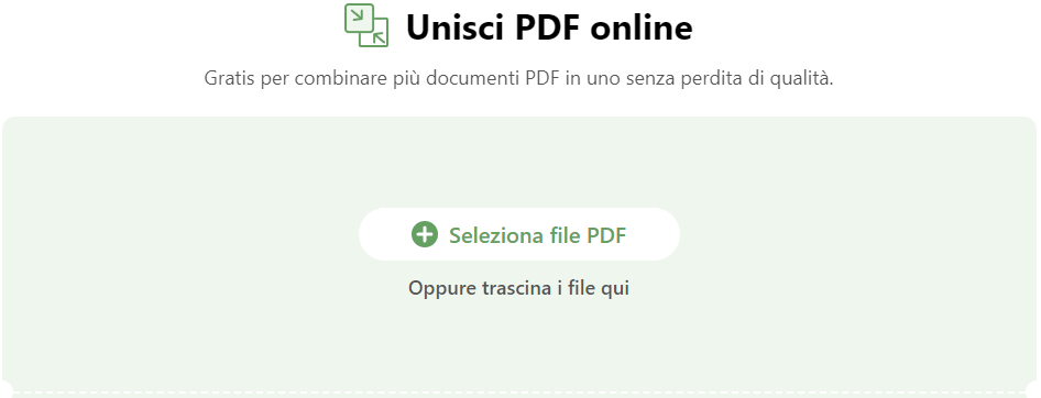 Combinare PDF in PDFgear