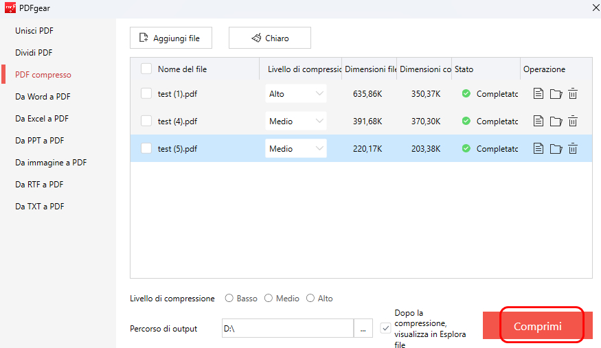 Comprimere Batch File PDF Offline
