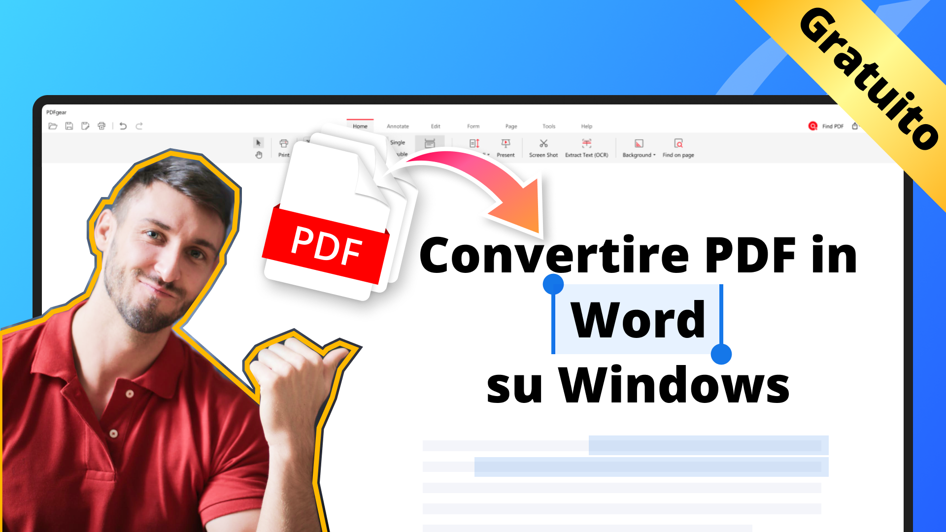 Convertire PDF in Word su Windows