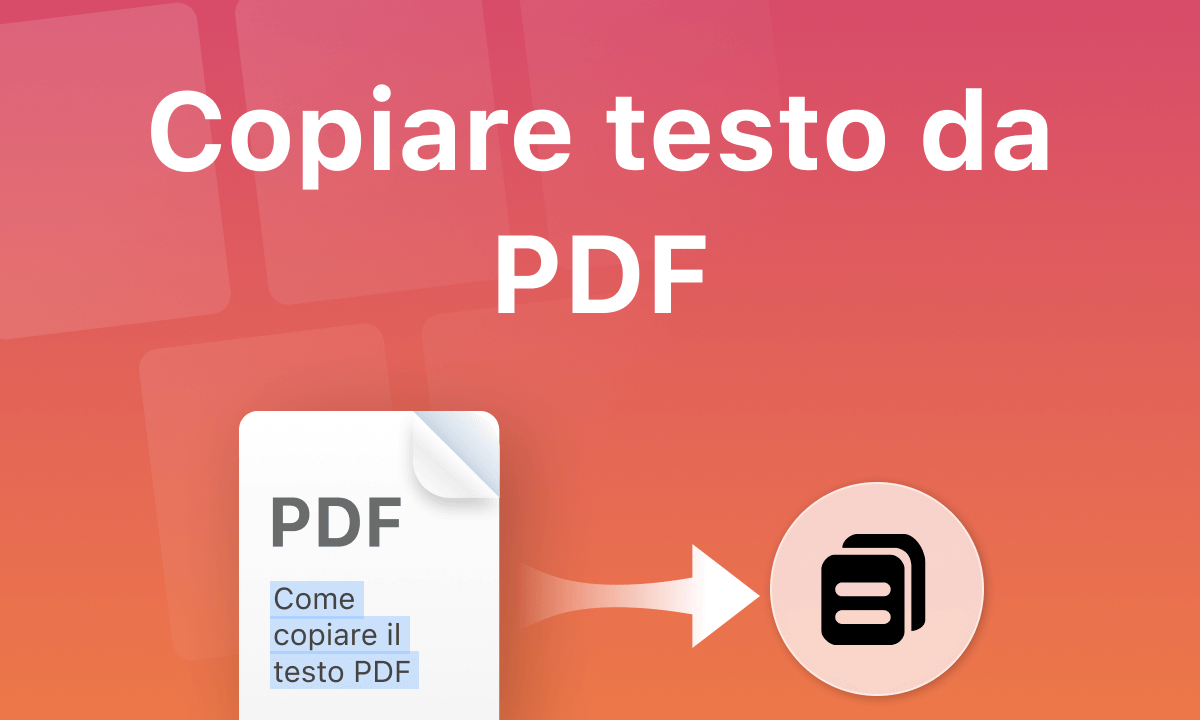 Come copiare il testo da un PDF