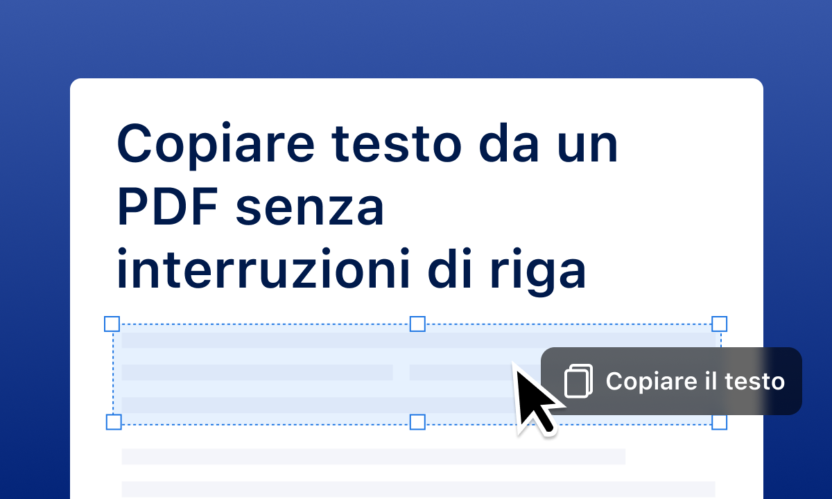 Come copiare il testo da PDF senza interruzioni di riga