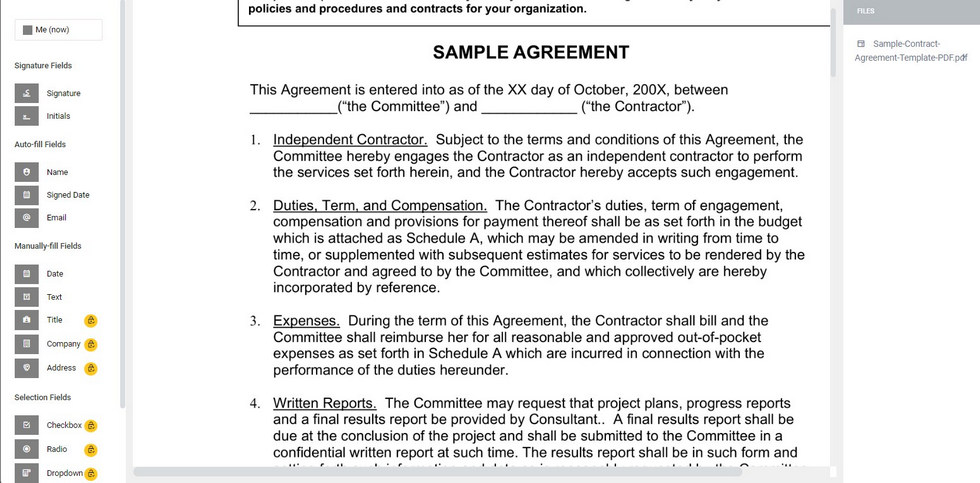 Create a Signature in BunnyDoc