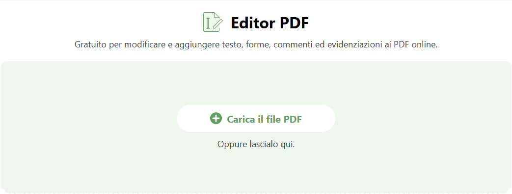 Seleziona file PDF