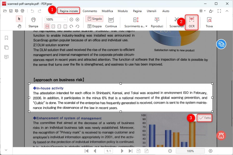Estrai il Testo Scansionato con OCR
