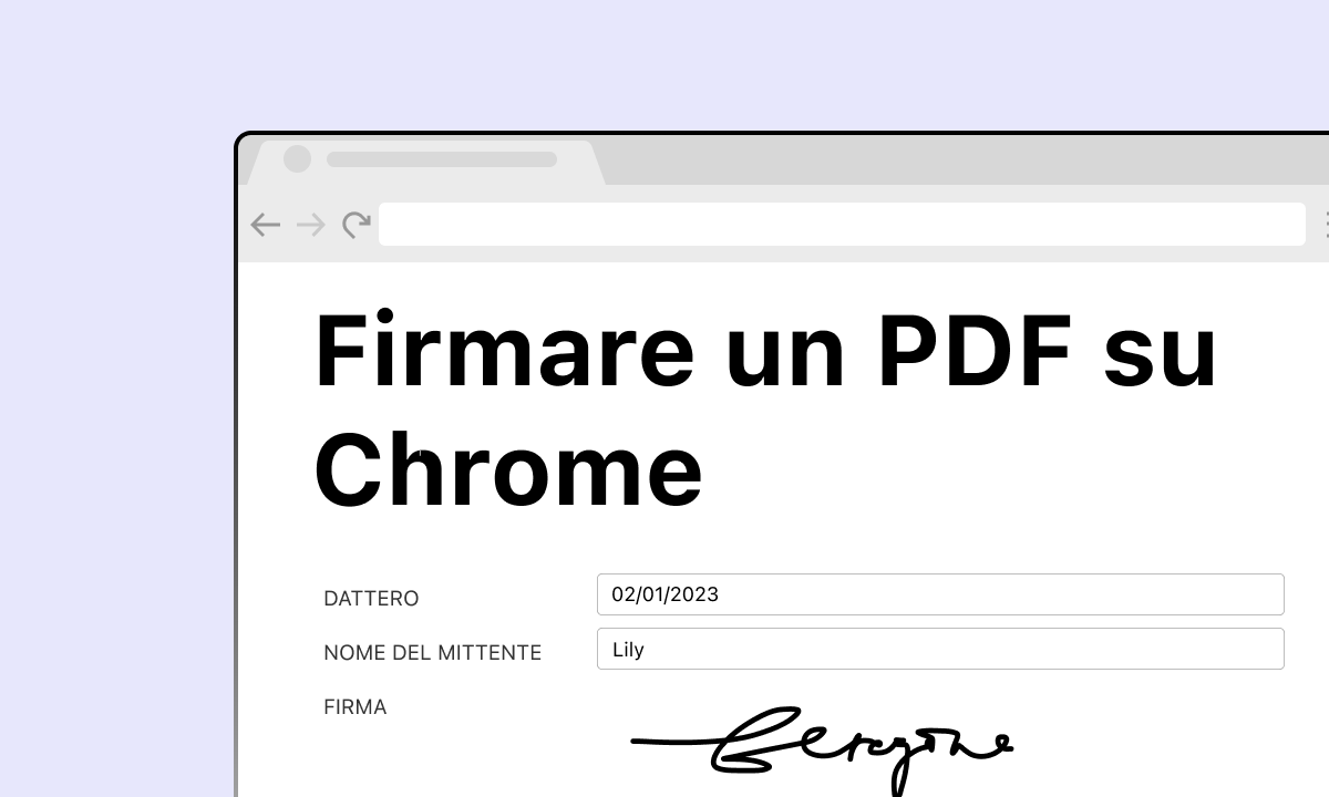 Come firmare un PDF in Chrome