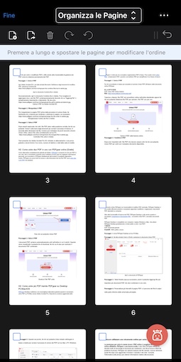 Funzionalità di modifica PDF