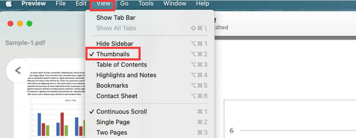 Apri un File PDF con Preview