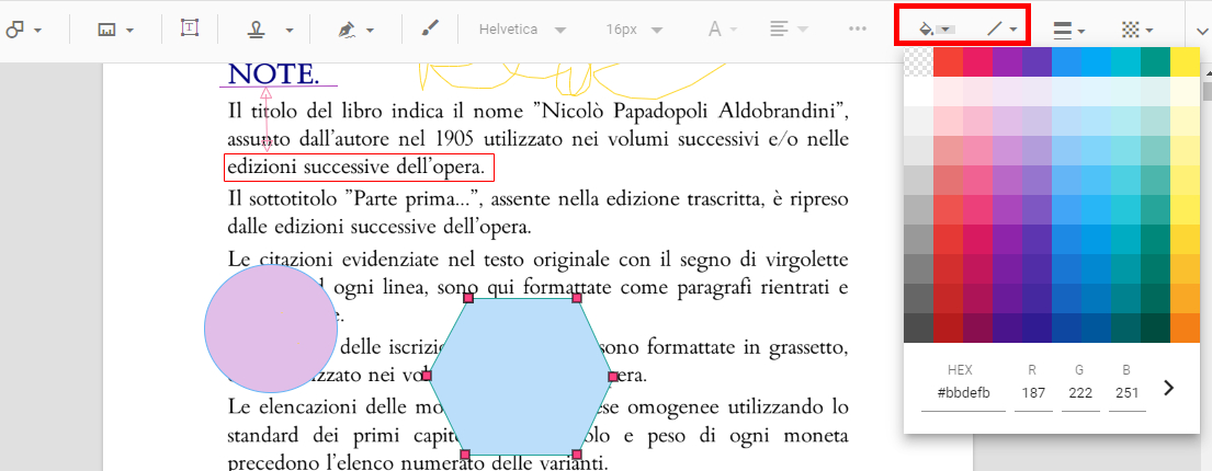 Personalizza il Colore della Casella Disegnata in PDFgear