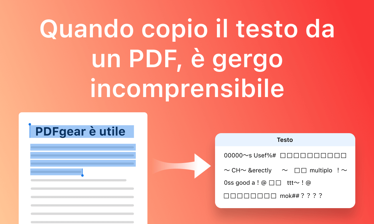 [Risolto] Quando copio testo da un PDF, è illeggibile