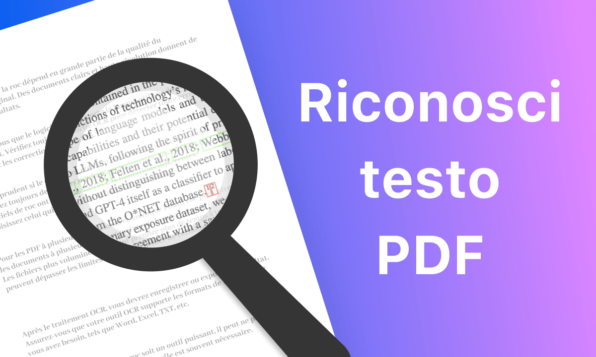 Come Riconoscere il Testo nei PDF
