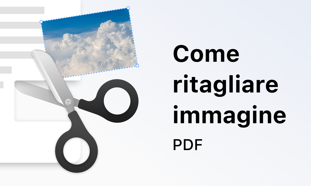 Come ritagliare immagine PDF