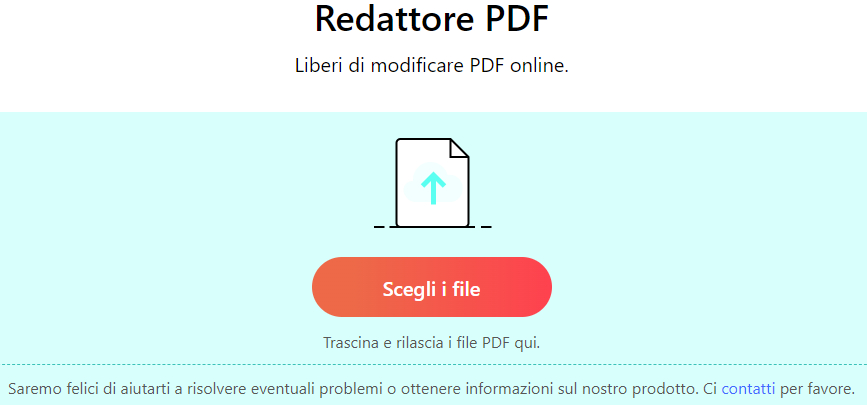 Seleziona un PDF e Carica nell'Editor Online di PDFgear