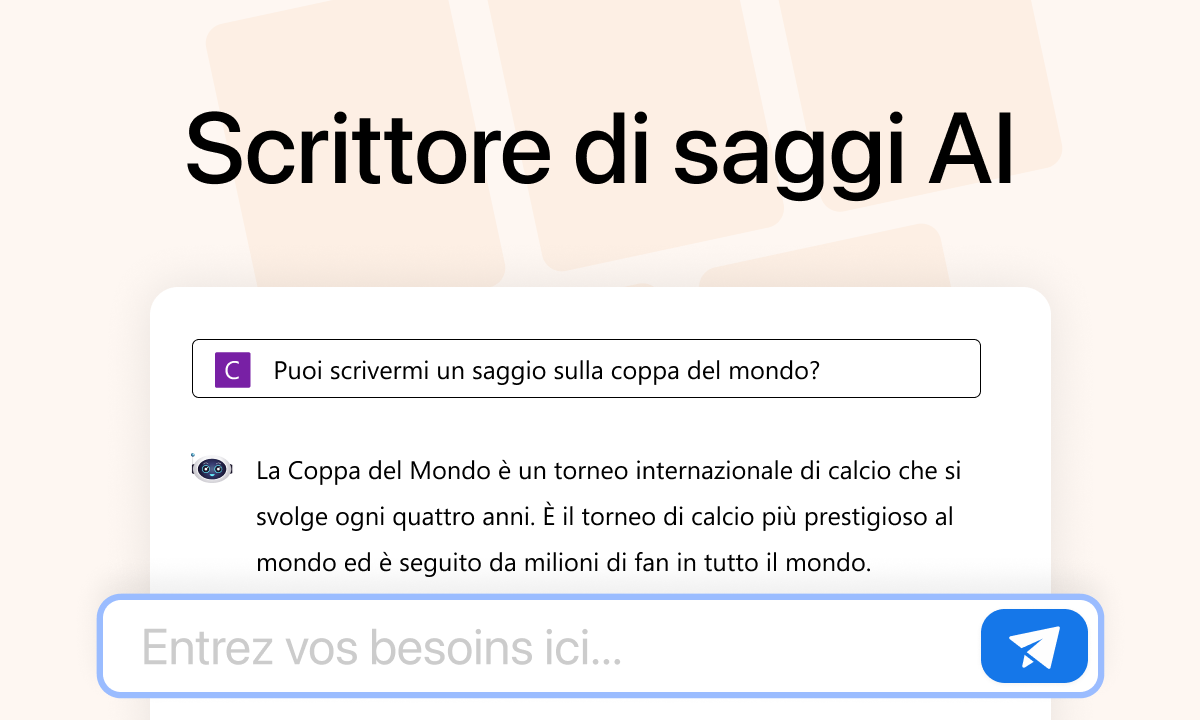 Scrittore di saggi AI 